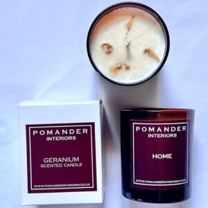Geranium candle